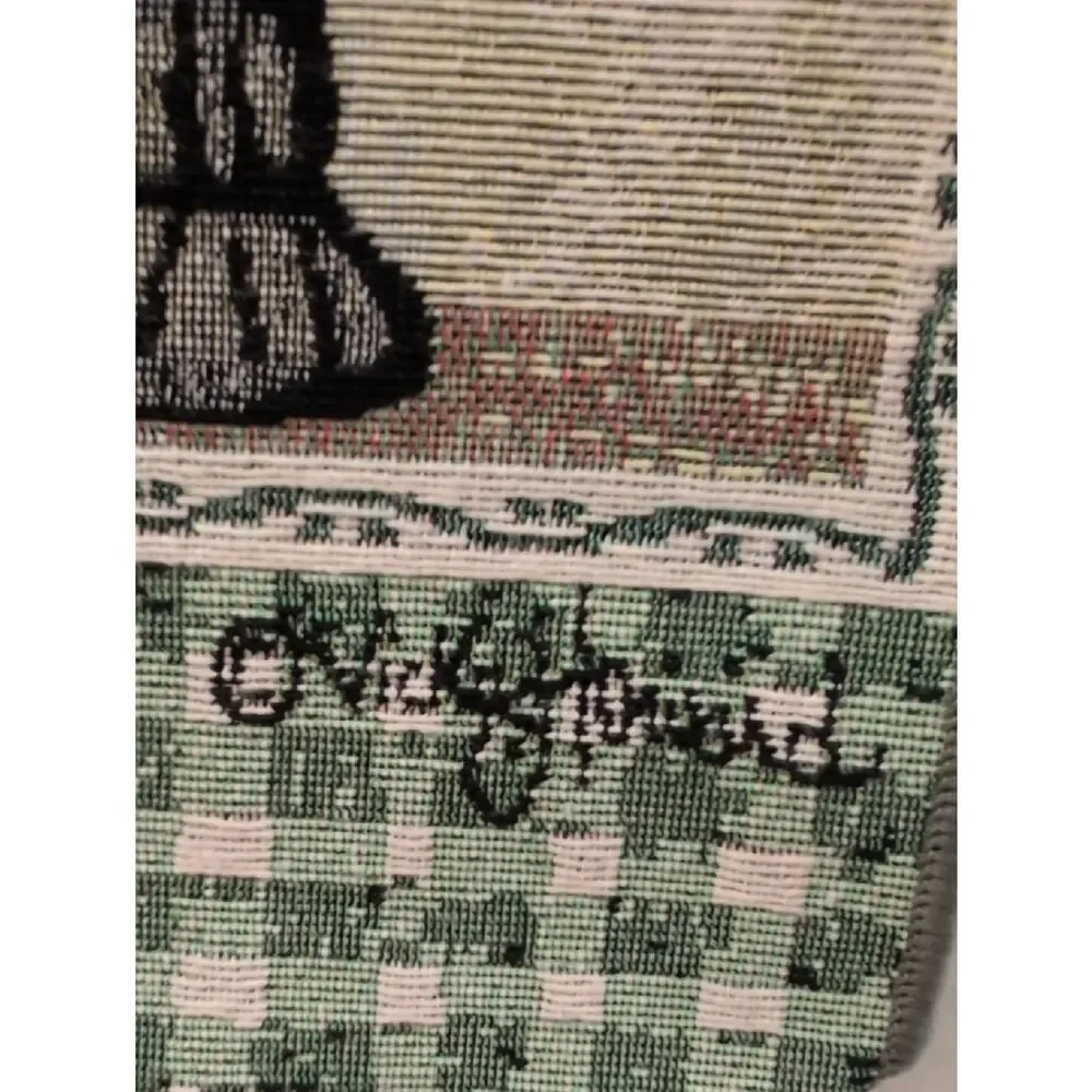 Vintage Garden Party Tapestry Bell Pull Wall Hanging by Vicky Howard
